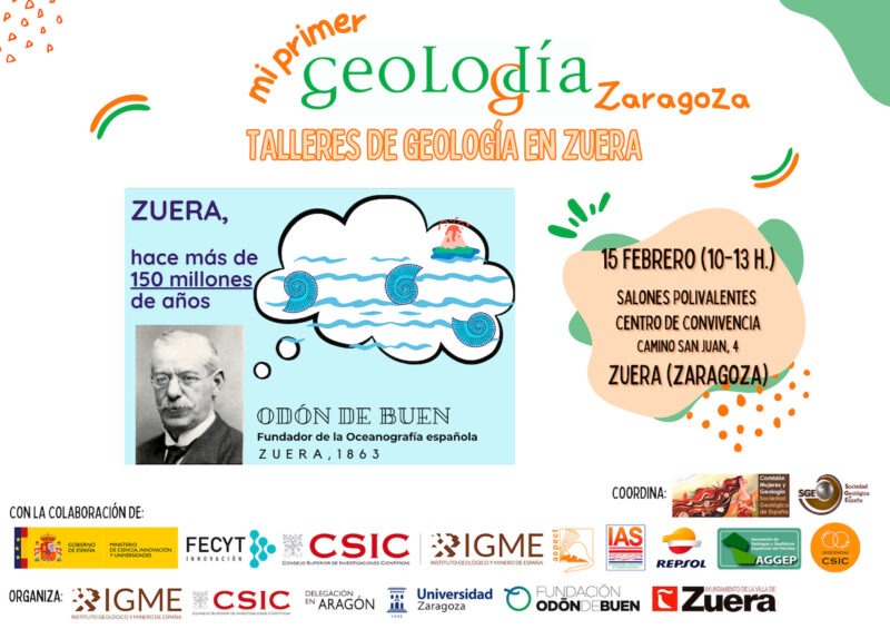 Cartel de Mi primer Geolodía Zaragoza 2025