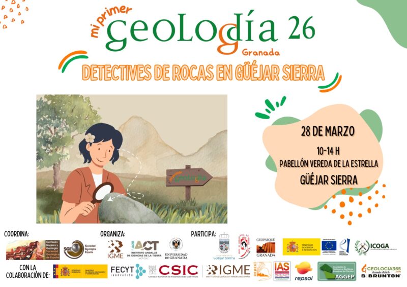 Cartel de Mi primer Geolodía Granada 2026