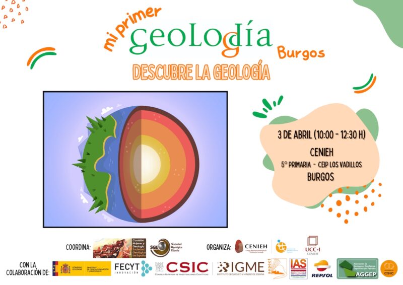 Cartel Mi primer Geolodía 2025 Burgos