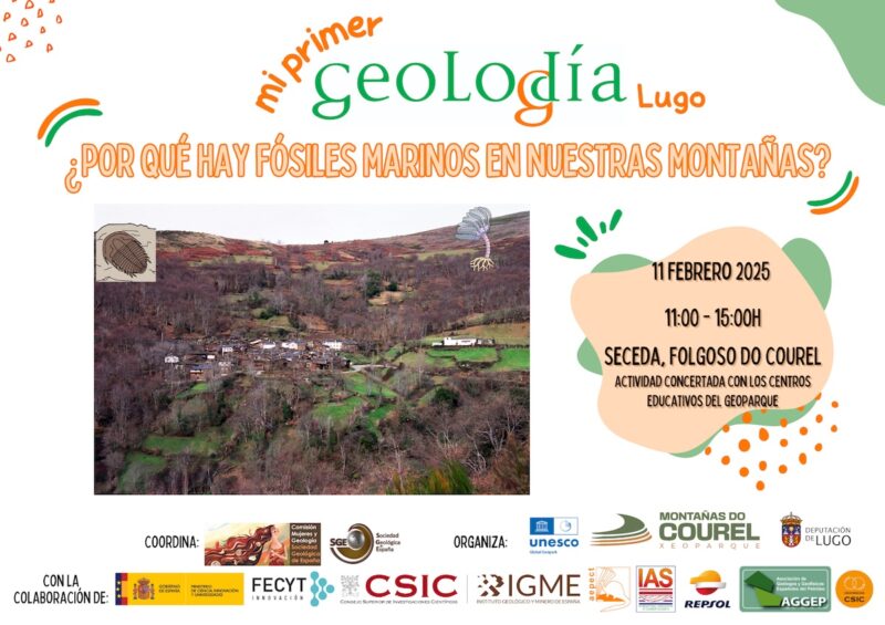 Póster Mi primer Geolodía Lugo 2025